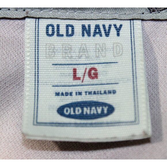 Boys Kids Old Navy Long Sleeve Shirt Jersey Pullover Large Black Green - Picture 2 of 3